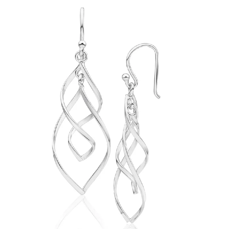 Unlock Unbeatable Jewelry Deals Before They’Re Gone Sterling Silver Twist Teardrop Drop Earrings