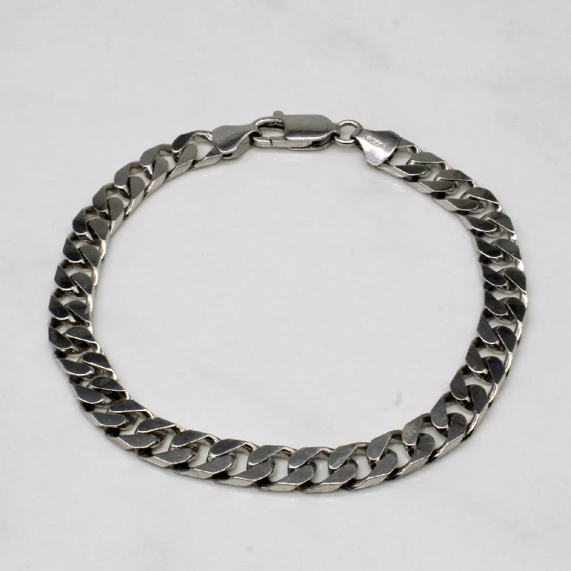 Jewelry Flash Sale – Stylish Designs At Unbeatable Rates Italian 10k White Gold Cuban Link Bracelet | 9" |