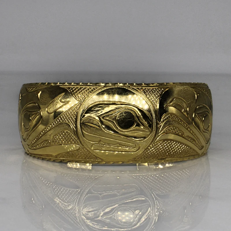 Classic And Modern Jewelry Styles On Sale Indigenous Eagle & Raven Cuff |