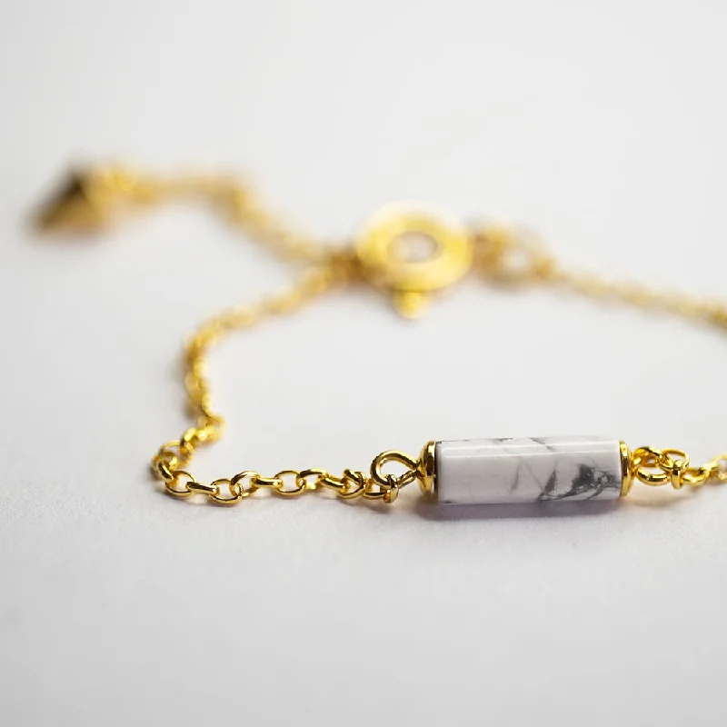 Exclusive Online Discounts On Stylish Jewelry Marble Bracelet - gold