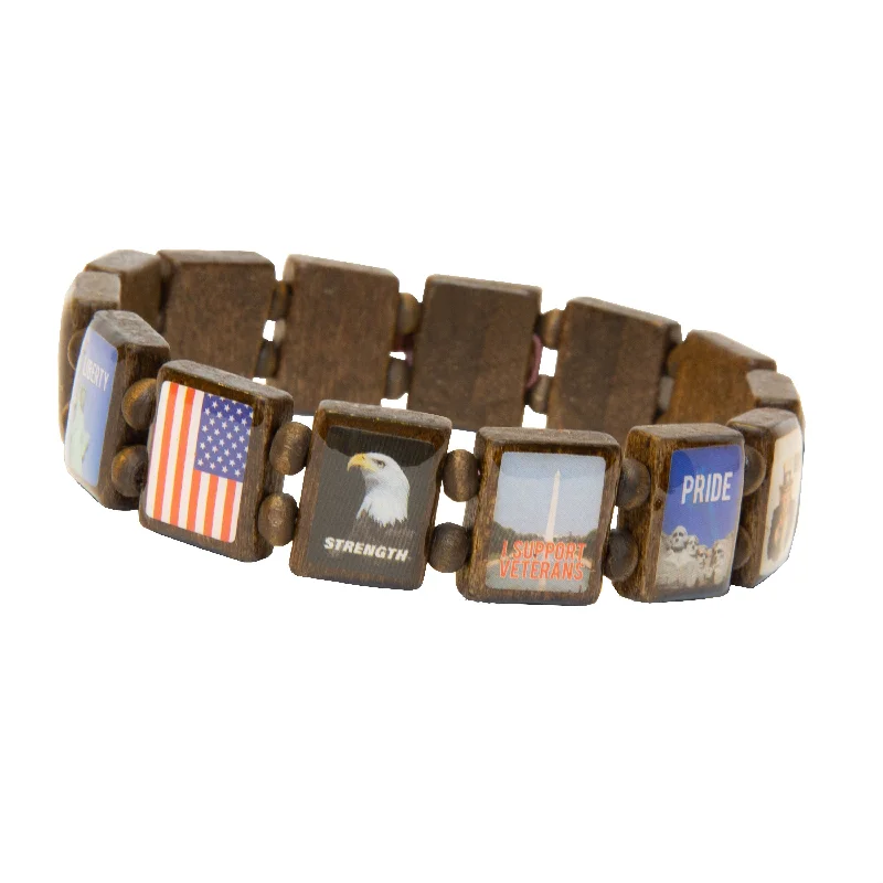 Don't Miss Our Biggest Jewelry Sale Of The Season American Pride (AP 14 tile) - Fundraising Bracelet