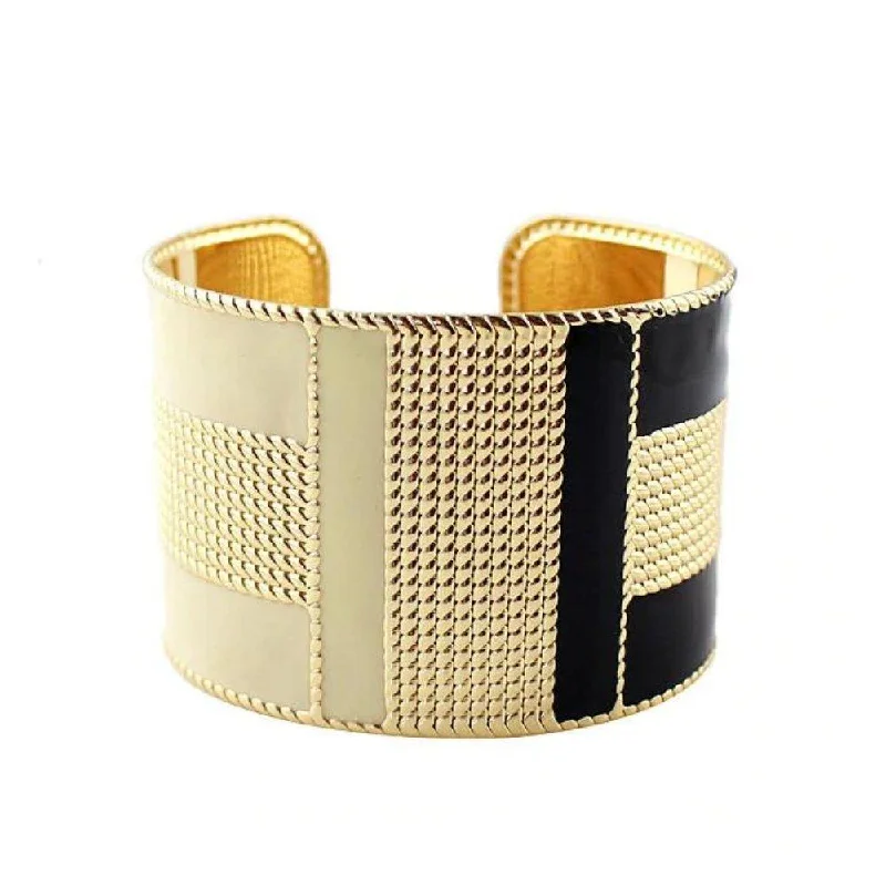 Bestselling Jewelry Now On Sale – Elevate Your Look Gold Cuff Bracelet for Women with Ceramic Colors