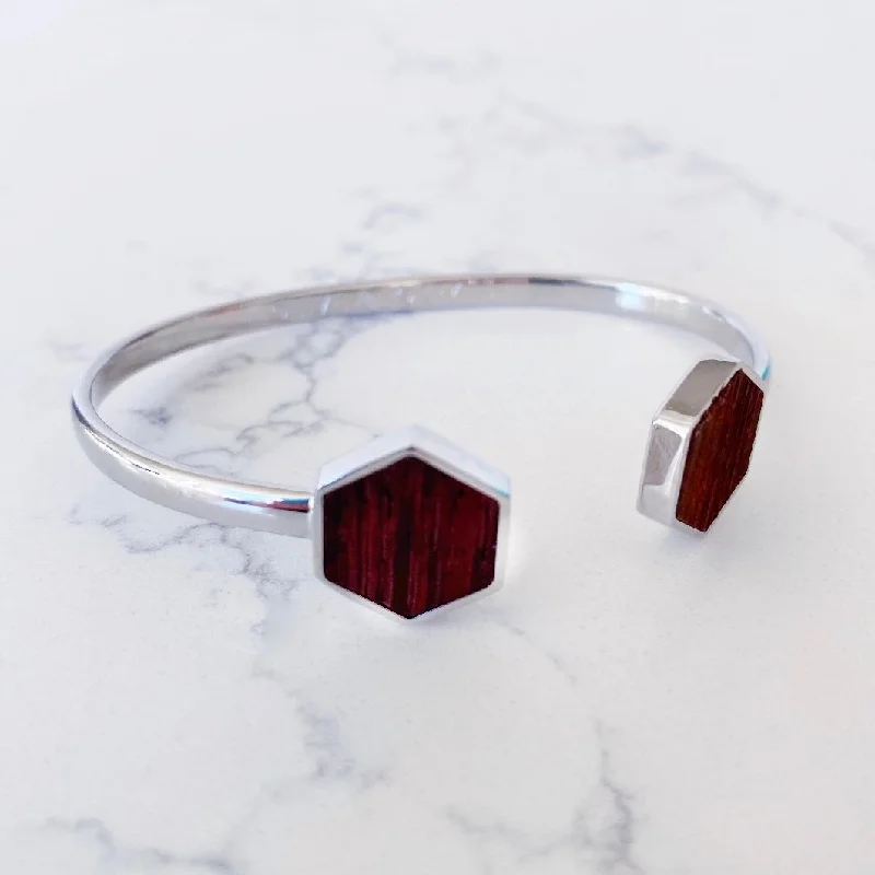 Special Offers On Handcrafted And Designer Jewelry Hexagon Cuff Bracelet