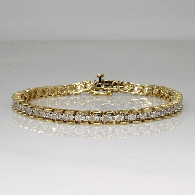 Exclusive Jewelry Sale – Limited-Time Discounts Bold Fashion Sales Diamond Tennis Bracelet | 1.00ctw | 7.5" |