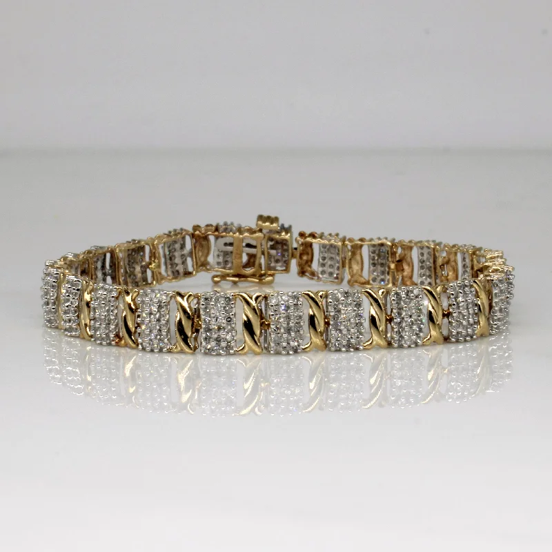 Shop Dazzling Jewelry At The Best Prices Browse Our Top Products Grid Set Diamond Bracelet | 1.75ctw | 7" |