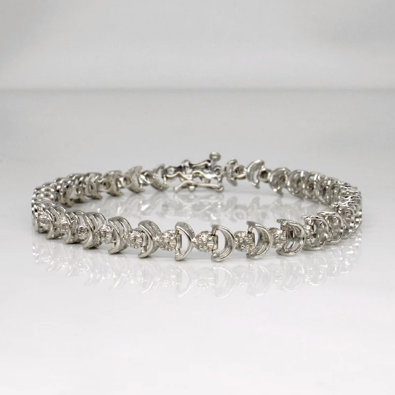 Buy More, Save More – Special Jewelry Discounts Step Ahead, Lead The Trend Diamond Tennis Bracelet | 0.25ctw | 7.5" |