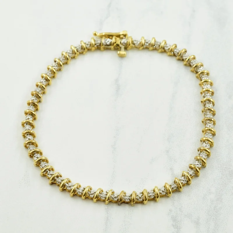 Trending Jewelry Styles Now At Limited-Time Discounts Clearance Sale, All Cheap Diamond Tennis 14k Bracelet | 0.25ctw | 7" |