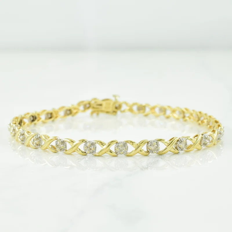 Fine Jewelry, Limited-Time Offers Available Unleash Your Fashion Diamond Tennis Bracelet | 0.36ctw | 7" |