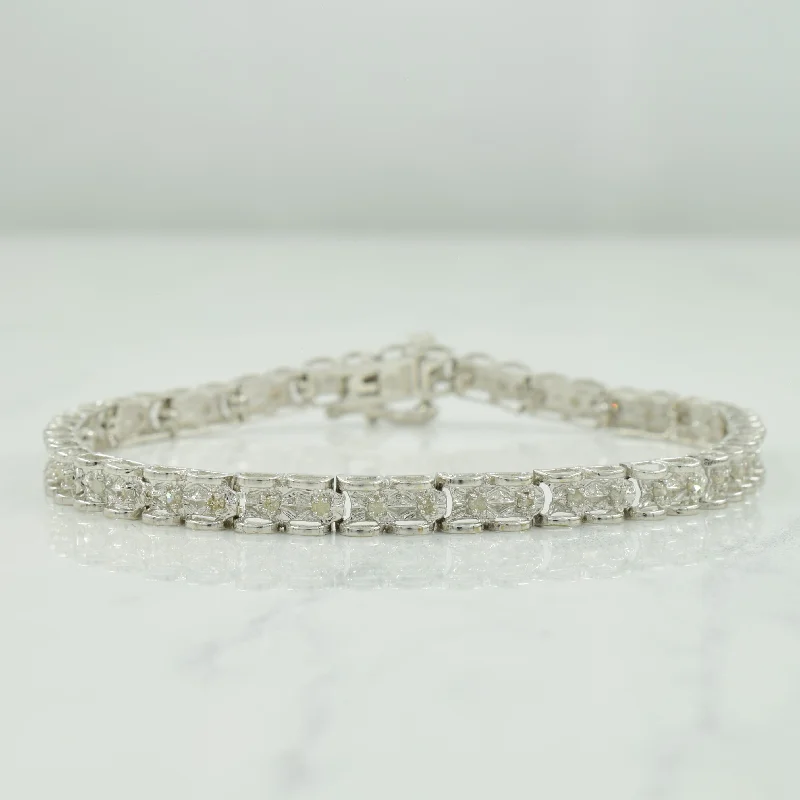 Shop Dazzling Jewelry At The Best Prices Huge Price Cut Diamond Tennis 10k White Gold Bracelet | 0.48ctw | 7" |