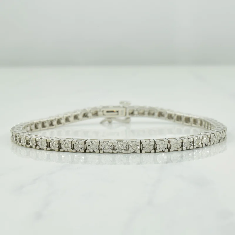 Seasonal Jewelry Deals – Elevate Your Style Explore What'S New Diamond Tennis 10k White Gold Bracelet | 0.50ctw | 7" |