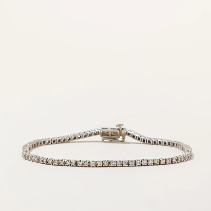 Shop Fine Jewelry With Amazing Deals Valentine's Special Diamond Tennis Bracelet | 0.56ctw | 7.5" |