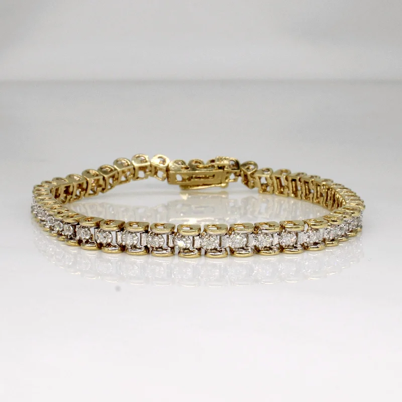 Get The Sparkle You Love At Prices You Adore Vintage-Inspired Style Offers Diamond Tennis Bracelet | 0.90ctw | 7.25" |