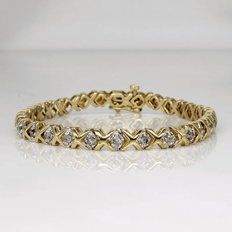 Once-A-Year Jewelry Sale – Grab Your Favorites Now Edgy Fashion Deals Diamond Tennis Bracelet | 0.90ctw | 7" |