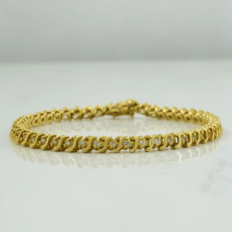 Special Jewelry Deals – Upgrade Your Collection Huge Discounts This Week Diamond Tennis 14k Yellow Gold Bracelet | 1.00ctw | 7" |