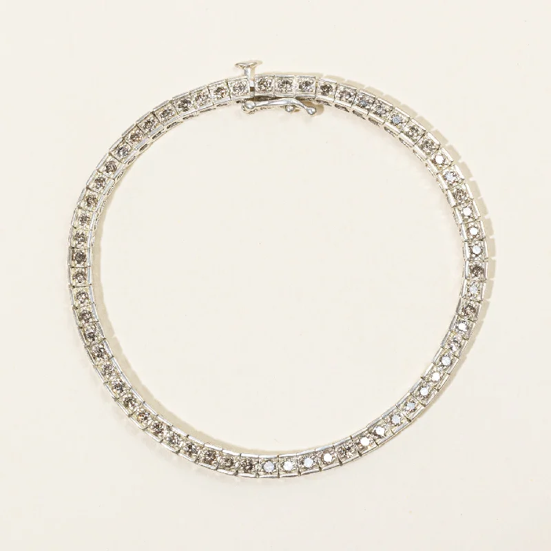 The Perfect Jewelry Piece At The Perfect Price Flash Sale Starts Diamond Tennis Bracelet | 1.55ctw I1/I2 K-M | 7.25" |