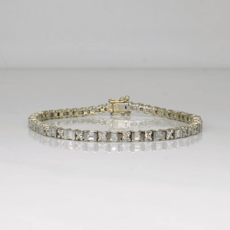 Make Your Outfit Shine With Discounted Jewelry Embrace New Fashion Diamond Tennis Bracelet | 1.84ctw | 7" |