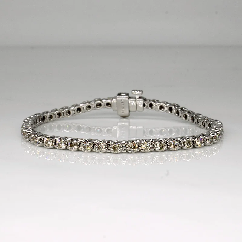 Timeless Elegance At Unbelievable Discounts Bid Farewell To The Old Season Diamond Tennis Bracelet | 2.00ctw | 6.5" |