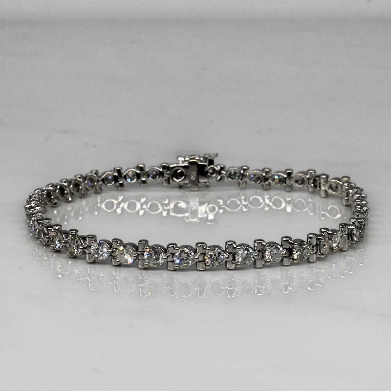 Shop High-Quality Jewelry At Jaw-Dropping Discounts Seasonal Fashion Diamond Tennis Bracelet | 2.50ctw | 6.5" |