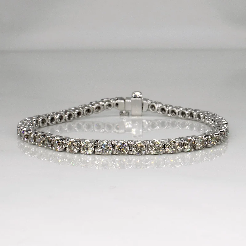 Eco-Friendly Sustainable Jewelry For Conscious Buyers Sophisticated Fashion Diamond Tennis Bracelet | 4.60ctw | 7" |