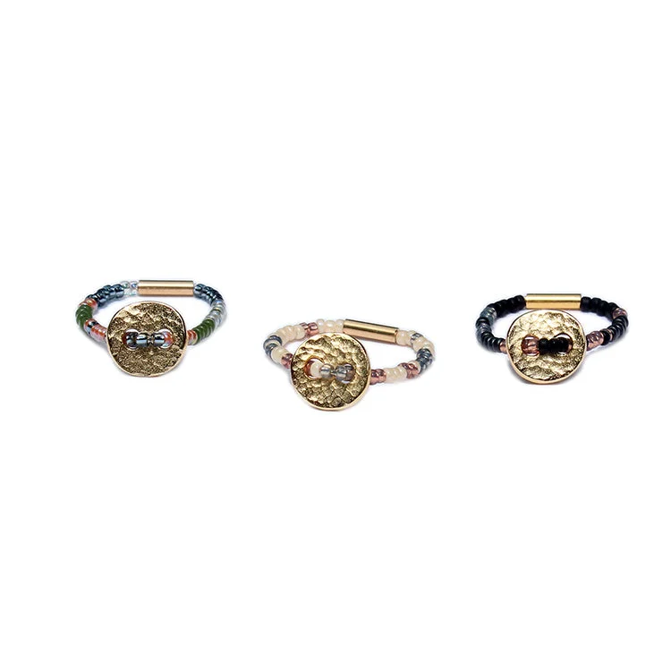 Discover Unique Jewelry With Special Limited-Time Offers Flirty Fashion Discounts Dot Rings / Set of 6 Assorted