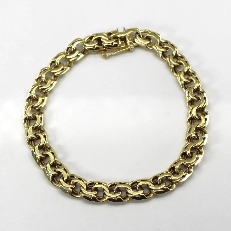 Exclusive Jewelry Offers – Shine For Less Urban Elegance Deals Double Link Cable Chain Bracelet | 7"|