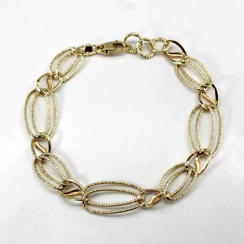 Grab Your Favorite Jewelry At The Lowest Prices Contemporary Chic Promotions Double Rolo Link Chain Bracelet | 7.5"|