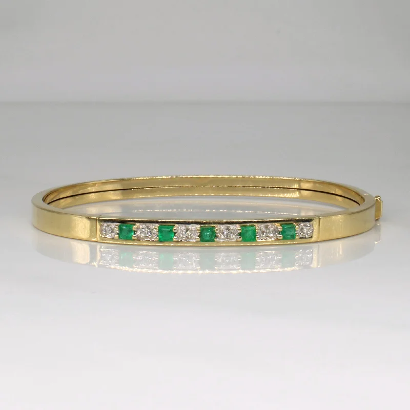 Fine Jewelry, Limited-Time Offers Available Chic Style Discounts Emerald & Diamond Bracelet | 0.40ctw, 0.06ctw | 7.5" |