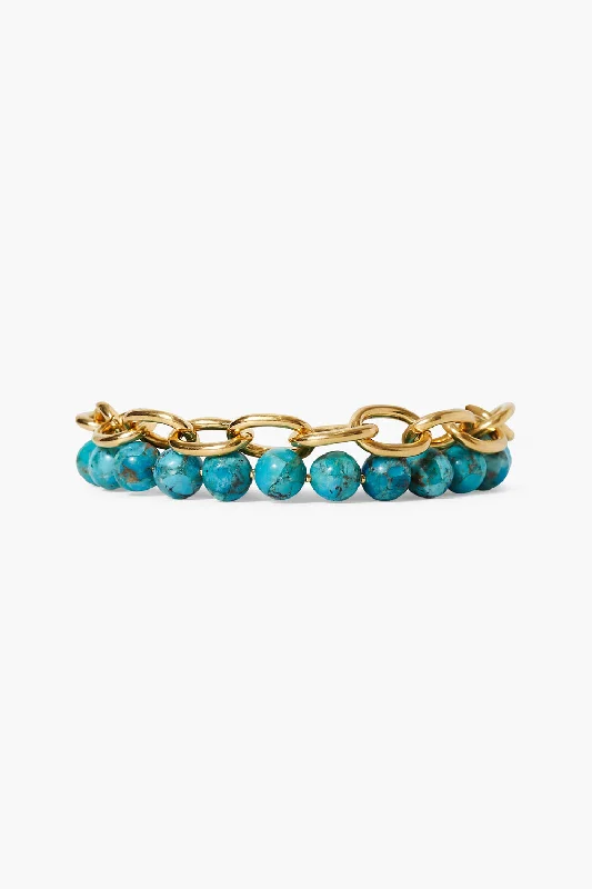 Shop Dazzling Jewelry With Special Promotional Discounts Discount Extravaganza Esme Chain Bracelet Turquoise