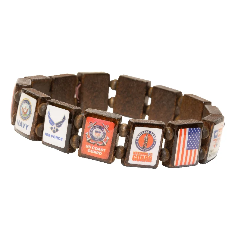 Elegant Designs, Unbeatable Discounts – Shop Jewelry Now First Responders (FR 14 tile) - Fundraising Bracelet