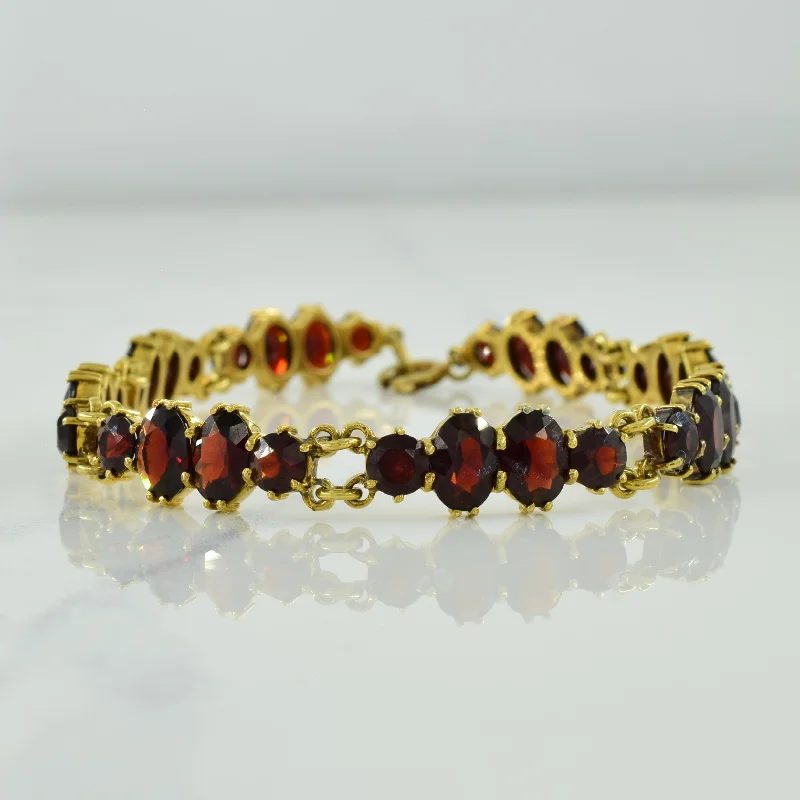 Exclusive Jewelry Bundles At Discounted Prices Hot Picks Garnet Bracelet | 21.00ctw | 7.5" |