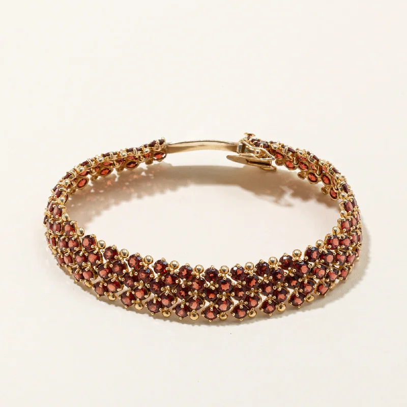 Limited-Time Jewelry Sale – Elegant Styles At Less Mega Sales Garnet Bracelet | 35.95ctw | 8.5" |