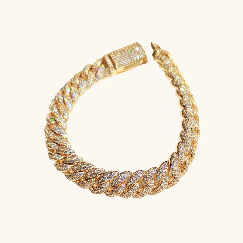 Luxury Jewelry Without The Luxury Price Tag Gold Diamond Cuban Link Bracelet