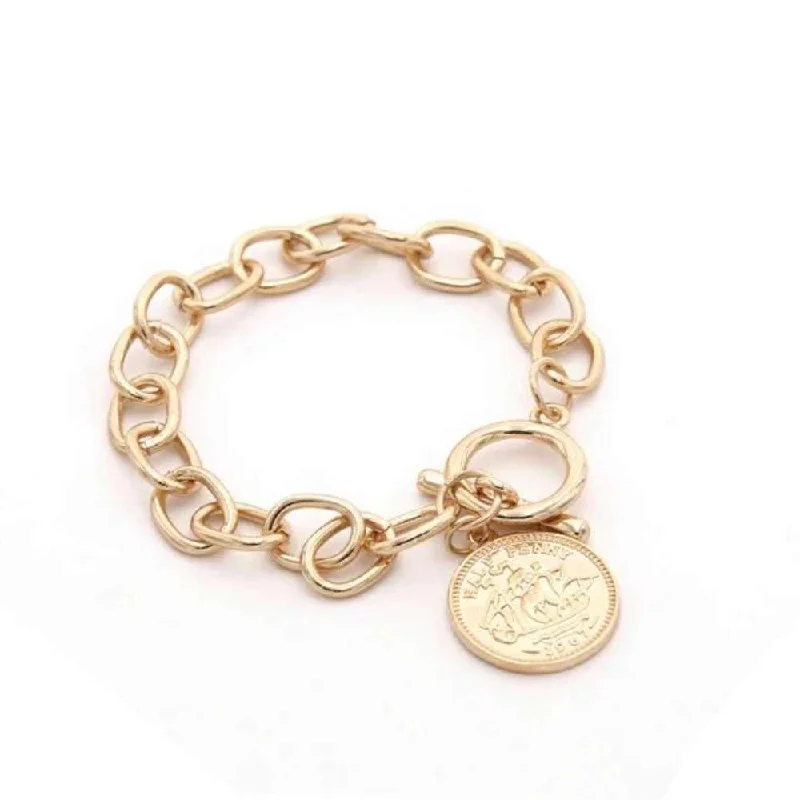 Eco-Friendly Sustainable Jewelry For Conscious Buyers Coin Charm Bracelet for Women