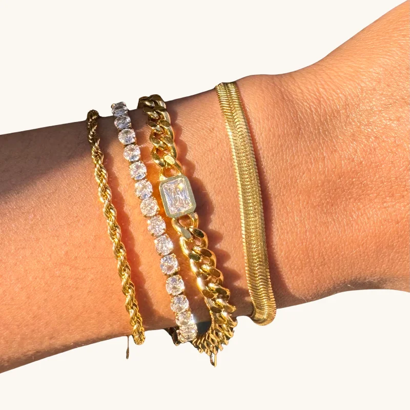 Shop Fine Jewelry With Exclusive Savings Golden Classic Bracelet Set