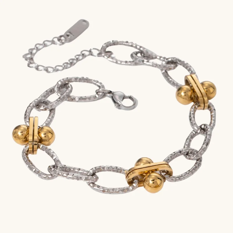 Holiday Jewelry Sale – Perfect Gifts At The Best Prices Golden Link Steel Bracelet