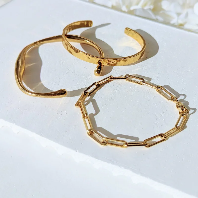 The Perfect Accessory For Less – Jewelry Sale Live Golden Statement Bracelet Set