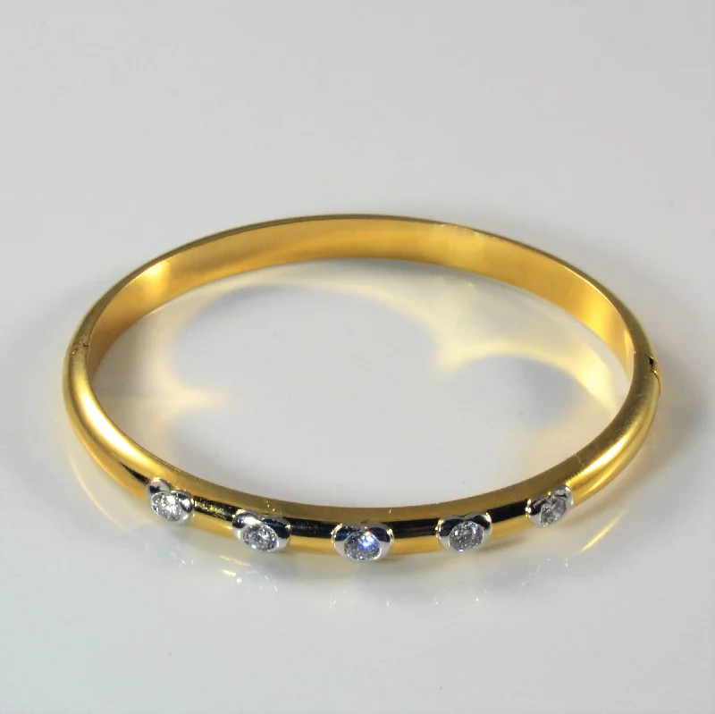 Premium Jewelry Now Available At Special Discounts Clearance Sale, All Cheap Gypsy Set Diamond Bangle | 0.66ctw | 6" |