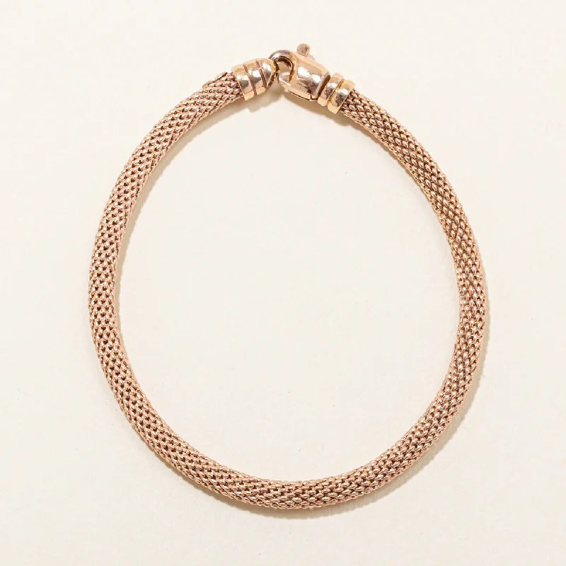 Accessorize For Less – Luxury Jewelry At Affordable Prices Italian 18k Rose Gold Bracelet | 8" |