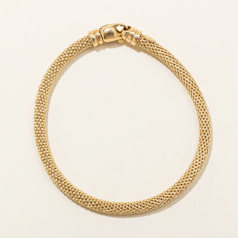 Elegant Rose Gold Jewelry For A Stylish Touch Italian 18k Yellow Gold Bracelet | 8" |