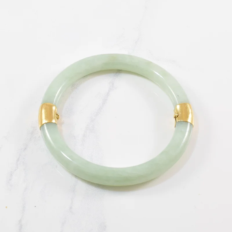 Elegant Jewelry, Exclusive Prices – Shop Now Jadeite 18k Bangle | 8" | 150ct |