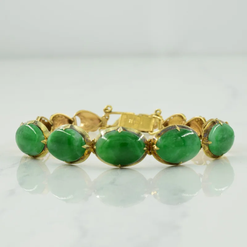 Limited-Time Offer On Elegant Jewelry Pieces Jadeite Bracelet | 15.00ctw | 6.75" |