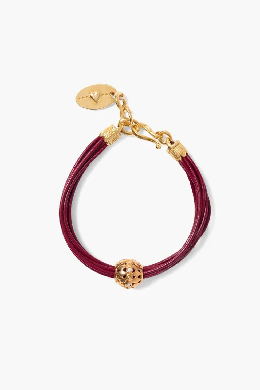 Trending Jewelry Styles Now At Limited-Time Discounts Top Brand Discounts James Leather Bracelet Garnet