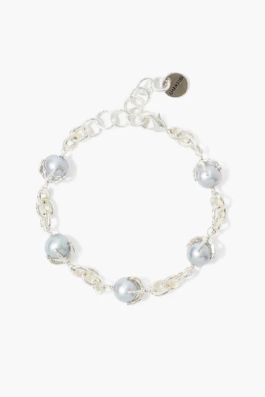 Modern Jewelry At Exclusive Discounts – Shop Today Mega Sales Lark Chain Bracelet Grey Pearl