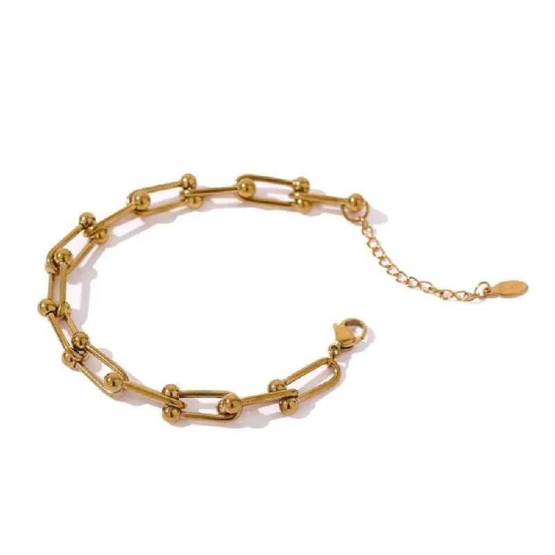 Stunning Statement Jewelry, Unbeatable Discounts Gold Chain Link Bracelet