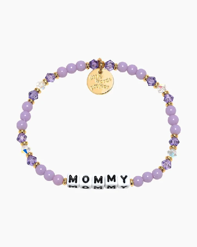 Dainty And Elegant Jewelry Now At Reduced Prices Daring Fashion Promotions LITTLE WORDS BRACELET - MOMMY