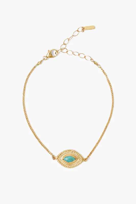 High-End Jewelry, Now More Affordable Than Ever Style Breakthroughs Mariya Evil Eye Bracelet Turquoise