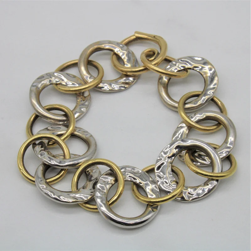 Gorgeous Jewelry, Limited-Time Savings Large Textured Link Bracelet | 8" |