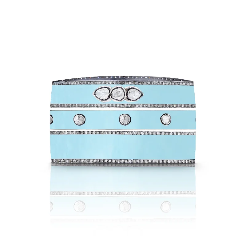 Limited-Time Offer On Premium Jewelry Collections Pearl Turquoise Enamel Bracelets