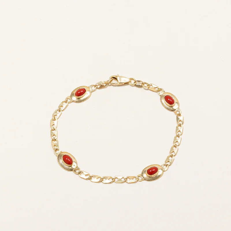 Exclusive Jewelry Discounts – Shop Now For Savings Italian Pink Coral Bracelet | 1.30ctw | 7.25" |