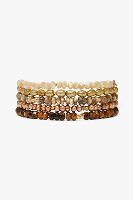 Elegant Designs, Unbeatable Discounts – Shop Jewelry Now Spring Offer Riviera Naked Wrap Bracelet Natural Mix